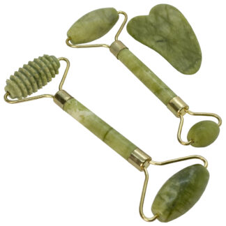 Masajeador facial de jade